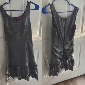 Betsey Johnson black & white plaid dress